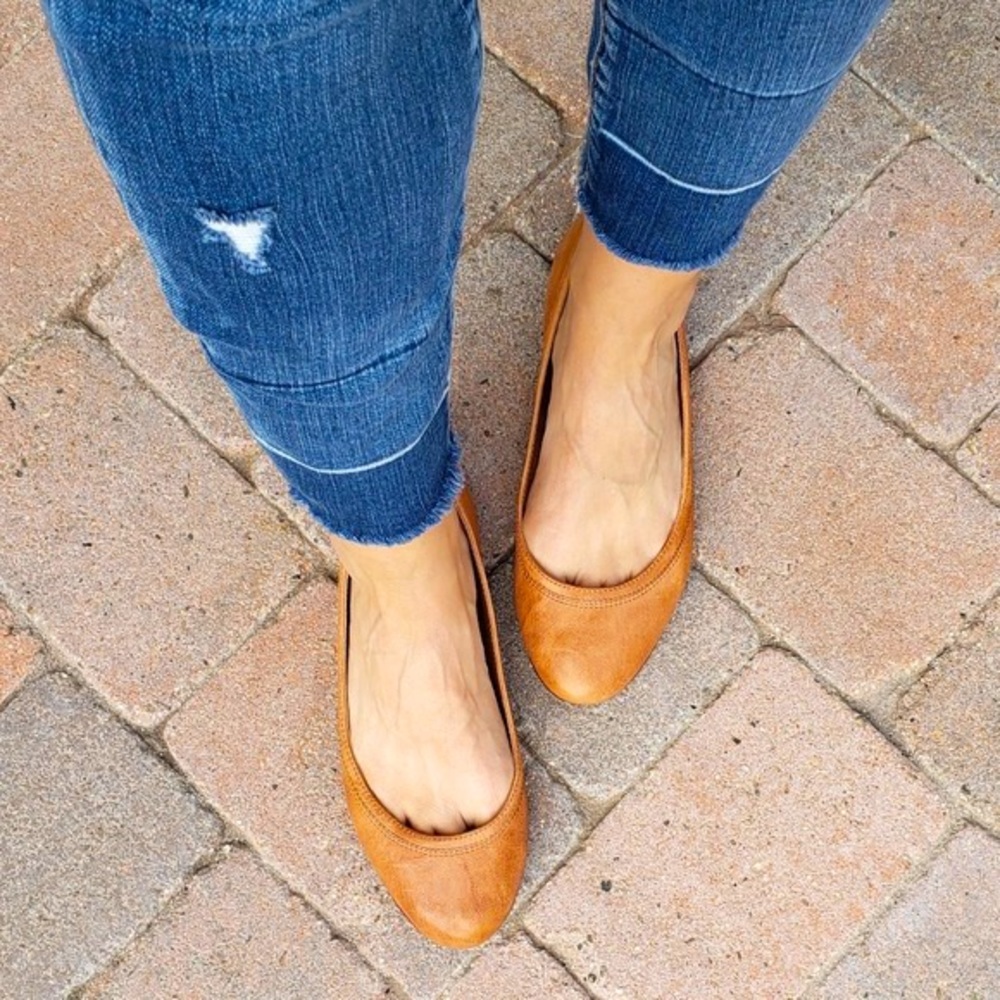 Frye Carrie Leather Ballet Flat SlipOn